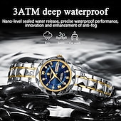 levne Quartz hodinky-Dámské Křemenný Náramkové hodinky Retro ročník Wristwatch LCD VODĚODOLNÝ Pásek z nerezové oceli Hodinky