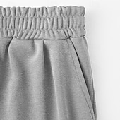 cheap Classic-Men&#039;s Cargo Shorts Shorts Summer Shorts Drawstring Elastic Waist Multi Pocket Plain Comfort Wearable Knee Length Outdoor Sport Daily Fashion Casual Black Red