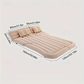 お買い得  屋外活動-キャンプやピクニックに最適なSUV用インフレータブルマットレス - 折りたたみ式の厚みのある車用エアクッションマットレス（電動エアポンプ付き） - アウトドア愛好家向け - キャンプ、ピクニック、旅行に最適 - 冒険家へのプレゼントに最適