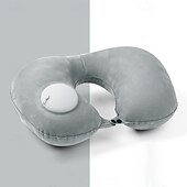 お買い得  寝具アクセサリー-U字型インフレータブル枕、ナイロン製、ポリエステルゼルファイバー充填、スナップクロージャー、手洗い可能、マルチポジションでの快適なオールシーズン用、宇宙テーマのオフィス＆アウトドアテント枕