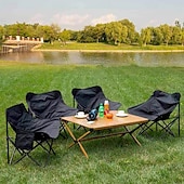economico Mobili da campeggio-sedia da campeggio pieghevole, sedia portatile da esterno per pesca, escursionismo, picnic, campeggio, spiaggia, prato, concerto, sedia da campeggio compatta ultraleggera con borsa per il trasporto