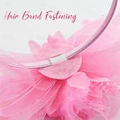 economico Fascinatori &amp; Cappelli-Elegante Derby Copricapo affascinante Gentildonna Costume Per donna Carnevale Feste Derby Ricevimento di matrimonio Adulti Fascinator Primavera &amp; Estate