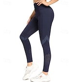 abordables Leggings y mallas de yoga-Mujer Pantalones de yoga Mallas Leggings de Yoga Malla Cintura elástica Control de barriga Levantamiento de tope Yoga Entrenamiento de gimnasio Pilates Pantalones Negro Verde Ejército Azul Otoño