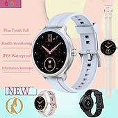 tanie Smartwatche-696 DR03 Inteligentny zegarek 1.27 in Inteligentny zegarek Bluetooth Krokomierz Powiadamianie o połączeniu telefonicznym Rejestrator snu Kompatybilny z Android iOS Damskie Męskie Odbieranie bez