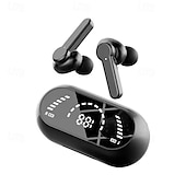 זול אוזניות לטלפון ולעסקים-אוזניות Bluetooth 5.3 חופשיות מדיבור אוזן קליפ סטריאו ENC סינון רעש עבור כושר וטלפונים ניידים