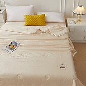 お買い得  エリートコレクション-テンセル夏用キルト バードネストプロテインファイバー 超ソフト 通気性 肌に優しいホットスリーパー向け グッドナイトスリープ