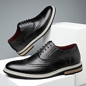 abordables Officiel-Chaussures richelieu pour homme en similicuir blanc et beige avec des touches de bleu – Chaussures de bal tendance pour hommes élégants