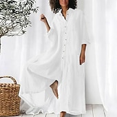 cheap Plain Cotton Linen Pant-Women&#039;s Cotton Linen Jumpsuit Solid Color Active Floral Sleeveless Bootcut Vacation Street Regular Fit Black White Pink Summer