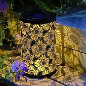 cheap Landscape Lights-Solar Lanterns Outdoor, Waterproof Hanging Solar Lantern Garden Decor, Solar Lights for Backyard Porch Patio Table Yard Balcony Lawn Pathway, Gifts for Women Grandma Mom