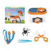 levne Hračky na objevování přírody-puzzle hračky dětská třída venkovní průzkum dvojitá čočka hmyz pozorovací box lupa