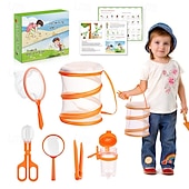 abordables Jouets d&#039;Exploration de la Nature-outils d&#039;exploration en plein air pour enfants attraper des papillons libellules insectes collecter et attraper des filets observer des biberons nourrir des vers à soie boîtes cages