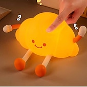abordables 123496-1 veilleuse LED en silicone pour chambre d&#039;enfant, motif hamburger, intensité variable, série thé de l&#039;après-midi