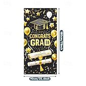 cheap Door Covers-Graduation Door Decorations Door Covers Door Tapestry Door Curtain Decoration Backdrop Indoor/Outdoor Door Banner for Front Door School Office