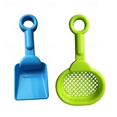 billige Strand- og utendørsleker-strand sand spader for barn - 4 pakker spader fargerike scoops reise sand leker for småbarn barn utendørs graving lek kraftig plast hage planting spader spader sett sandkasse leker