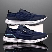 billige Sneakers til herrer-joggesko for menn – pustende lette atletiske joggesko for jogging, trening og uformelle antrekk