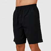 cheap Running Shorts-Men&#039;s Running Shorts Summer Outdoor Regular Fit Quick Dry Breathable Shorts Drawstring Elastic Waist Black Royal Blue Running Camping / Hiking Hunting S M L XL XXL