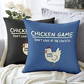 billige Putetrekk-Morsomme dekorative kasteputer trekk 1PC mykt firkantet couch putevinkel putevar soverom stue sofa stol