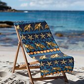 economico set di asciugamani da spiaggia-telo mare stampato, telo mare leggero e anti-sabbia ad asciugatura rapida, ideale per viaggi, piscina e uso all&#039;aperto