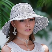billiga Solhattar-solhatt med bred brätte, elegant vikbar strandhatt som andas för kvinnor, handtvättbar, stor sommarhatt för solskydd