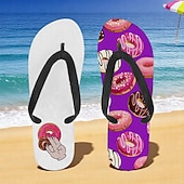 お買い得  グラフィックプリントシューズ-グースデザインとロープ柄のメンズビーチサンダル - ビーチや夏のアクティビティにリラックスしたビーチスタイルを演出します。