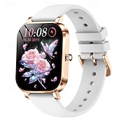 Χαμηλού Κόστους Smartwatch-Γυναικείο μοντέρνο έξυπνο ρολόι με οθόνη 1,75 ιντσών για γυναίκες, bluetooth call 100watch, γυναικεία έξυπνα ρολόγια γυμναστικής, diy dials για ios android