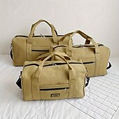 Недорогие камера хранения багажа и путешествий-дорожная сумка для отдыха на природе для мужчин, холщовая сумка для ночных поездок с большой вместимостью, ручная кладь для работы и путешествий, органайзер для хранения багажа