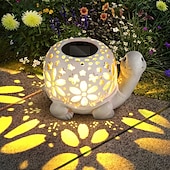 economico Luci paesaggistiche-1 pz. Luce decorativa solare per esterni a forma di tartaruga cava, per cortile, giardino, sentiero, parco, paesaggio, ornamento, luce, statua, animale carino.
