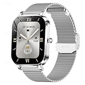 Χαμηλού Κόστους Smartwatch-Γυναικείο μοντέρνο έξυπνο ρολόι με οθόνη 1,75 ιντσών για γυναίκες, bluetooth call 100watch, γυναικεία έξυπνα ρολόγια γυμναστικής, diy dials για ios android