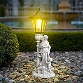 preiswerte Landschaftslichter-1 pc led outdoor landschaft lichter engel umarmung buch mutter und kind harz anhänger lampe hof garten rasen pfad park landschaft lampe dekorative lampe