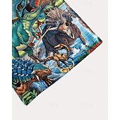 voordelige Jongens 3D Dieren-Jongens 3D Dinosaurus T-shirt Korte mouw Zomer Lente Modieus Basic Kinderen 4-12 jaar Strakke ronde hals Buiten Casual Dagelijks Normale pasvorm