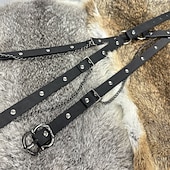 abordables Accesorios y más-Medieval Renacimiento Cinturón Vikingo Disfraz Hombre Mujer Unisexo Celta Vikingo Fantasía Víspera de Todos los Santos Carnaval Mascarada Fiesta LARP Adulto Cinturón