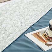 baratos Coleção de elite-Colcha de Verão Resfriante Respirável Edredom Leve para Dorminhocos Calorosos para Manter Fresco para Suores Noturnos Azul Verde Amarelo