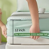 halpa Lakanat &amp; Tyynyliina-Kesäinen viilentävä vuodevaatteet sopiva lakana kuningatar sängyn lakana 1 kpl tasaväri hengittävä kemiallinen kuitusopiva lakana helppo huoltaa haalistumaton vuodevaatteet