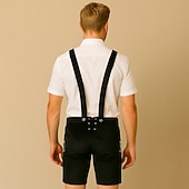 voordelige Lederhosen Set-Oktoberfest Lederhosen Beiers Duits München Weiden Voor heren Doek in traditionele stijl