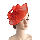 economico Fascinatori-Copricapo fedora di lino matrimonio festa serale tea party corsa dei cavalli cocktail vintage carino con copricapo floreale