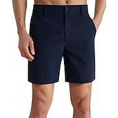 economico pantaloncini da lavoro-Per uomo Shorts eleganti Shorts da Lavoro Pantaloncini da golf Tasca Semplice Comodità Traspirante Lunghezza al ginocchio All'aperto Affari Sport Casual Blu Cachi