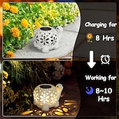 economico Luci paesaggistiche-1 pz. Luce decorativa solare per esterni a forma di tartaruga cava, per cortile, giardino, sentiero, parco, paesaggio, ornamento, luce, statua, animale carino.