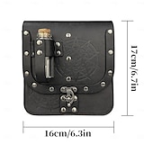 cheap Accessories and More-Retro Vintage Medieval Renaissance Cosplay Costume Belt Pouch Dice Bag Ren Faire Viking Celtic Knight Ranger Men&#039;s Women&#039;s Celtic Viking Halloween Masquerade Performance Stage Renaissance Fair Teen