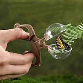 cheap Nature Exploration Toys-Bug Bungalow Insect Catching Kit with Mesh Case Magnifying Container Tweezers &amp; Magnifier - Educational Outdoor Toys for Toddlers - Nature Exploration Set for Kids 3 Years