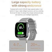 ieftine Ceasuri Smart-Ceas inteligent 696 ET593 tracker de fitness monitor de somn apel Bluetooth remindere Android iOS 40mm 1.75