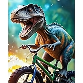 preiswerte Jungen 3D Tiere-Jungen 3D Dinosaurier T-Shirt Kurzarm Sommer Frühling Mode Basic Kinder 4-12 Jahre Rundhalsausschnitt Outdoor Lässig Täglich Normale Passform