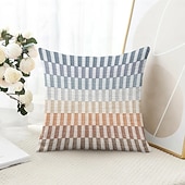 baratos Fronhas de Almofadas de Decoração-Capa de Almofadas Decorativas Geométricas 1PC Capa de Almofada Quadrada Macia para Sofá de Quarto Sala de Estar