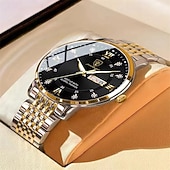 levne Quartz hodinky-Luxusní dárek pro dámské hodinky vodotěsné nerezová ocel luminiscenční zobrazení data módní jednoduché volnočasové dámské quartzové hodinky