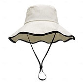 abordables sombreros caseros-Sombrero de sol para mujeres protección solar de verano sombrero de pescador sombrero de camping al aire libre sombrero anti-ultravioleta de ala ancha