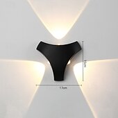 abordables luces de pared al aire libre-Aplique de pared para exterior con sensor de movimiento, ajustable, impermeable, IP65, iluminación de pared, aplique LED de aluminio para exterior, para interior, exterior, patio, porche, 110-240 V