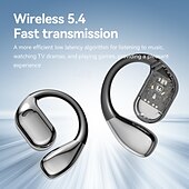 お買い得  ビジネスヘッドセット-m75 ハンズフリー電話運転ヘッドセット 耳かけ式 Bluetooth 5.3 ステレオ サラウンド サウンド HiFi フィットネス ジム ワークアウト 携帯電話用