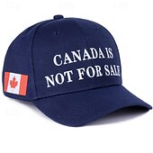 cheap Men&#039;s Baseball Cap-Men&#039;s Baseball Cap Sun Hat Trucker Hat Black Wine 100% Acrylic Print Fashion Casual Daily Flag Letter Adjustable Sunscreen Breathable