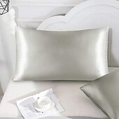 cheap Sheets &amp; Pillowcase-Satin Envelope Zipperless Pillowcase Simulated Silk Cold Feeling Pillowcase Pillow Cover
