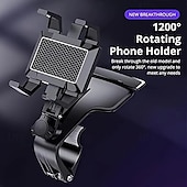 economico Supporti per auto-Supporto creativo per cellulare da auto, girevole a 360 gradi, supporto per telefono da cruscotto con piastra di parcheggio