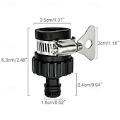 cheap Watering &amp; Irrigation-2pcs Durable Universal Water Faucet Adapter Plastic Hose Fitting Quick Connect Fitting Tap for Car Washing Garden Irrigation